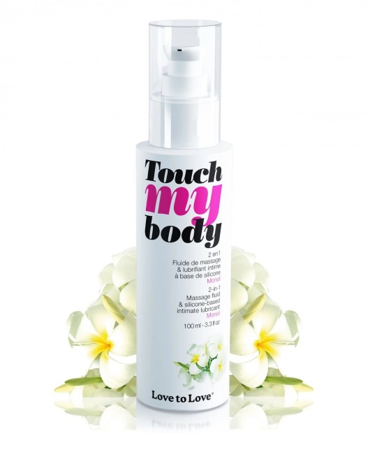 Силиконовый лубрикант 2-в-1 Touch My Body с ароматом моной - 100 мл. - Love to Love - купить с доставкой в Балаково