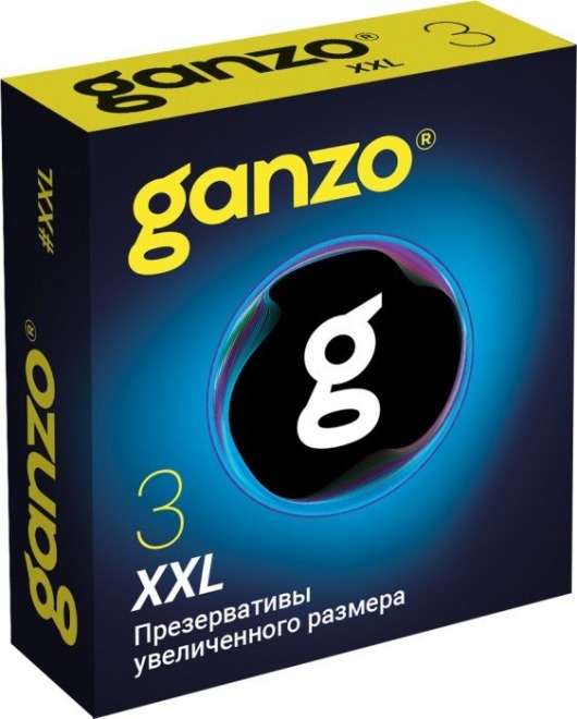 Презервативы увеличенного размера Ganzo XXL - 3 шт. - Ganzo - купить с доставкой в Балаково