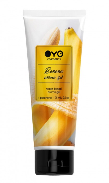 Лубрикант на водной основе OYO Aroma Gel Banana с ароматом банана - 75 мл. - OYO - купить с доставкой в Балаково