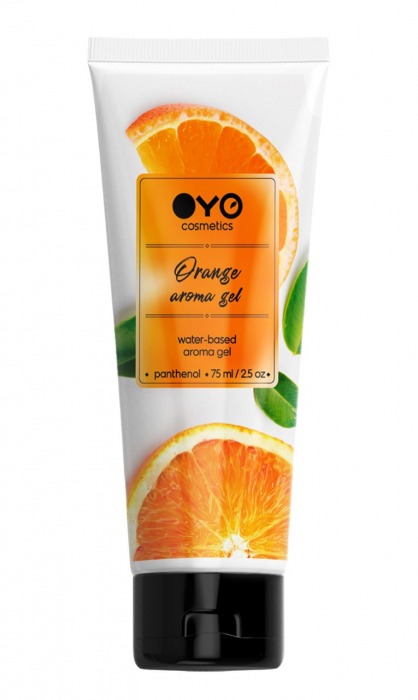 Лубрикант на водной основе OYO Aroma Gel Orange с ароматом апельсина - 75 мл. - OYO - купить с доставкой в Балаково