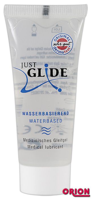 Вагинальная смазка на водной основе JUSTGLIDE - 20 мл. - Orion - купить с доставкой в Балаково