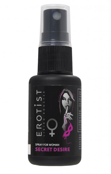 Возбуждающий спрей для женщин Erotist Secret Desire - 30 мл. - Erotist Libido Booster - купить с доставкой в Балаково
