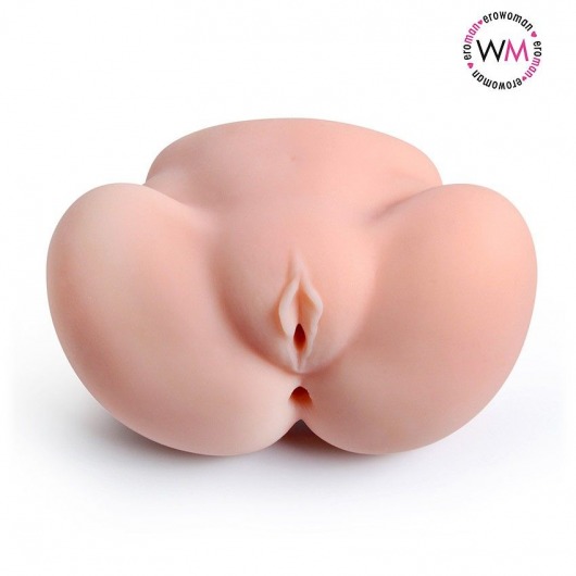 Реалистичный мастурбатор с двумя функциональными отверстиями - Erowoman-Eroman - в Балаково купить с доставкой
