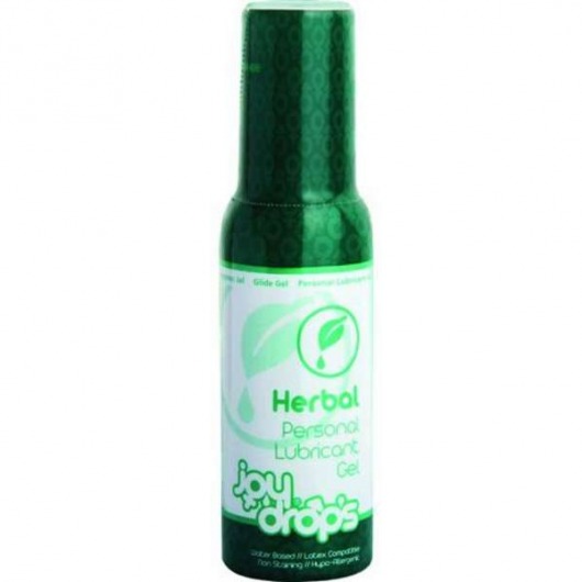 Смазка на водной основе JoyDrops Herbal - 100 мл. - JoyDrops - купить с доставкой в Балаково