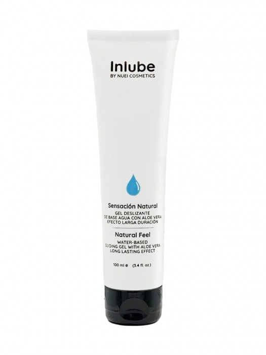 Интимный лубрикант с алоэ вера Inlube Natural Feel - 100 мл. - Nuei cosmetics - купить с доставкой в Балаково