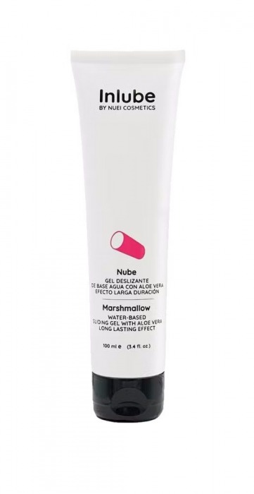 Лубрикант на водной основе Nuei Inlube с алоэ вера и ароматом маршмеллоу -100 мл. - Nuei cosmetics - купить с доставкой в Балаково