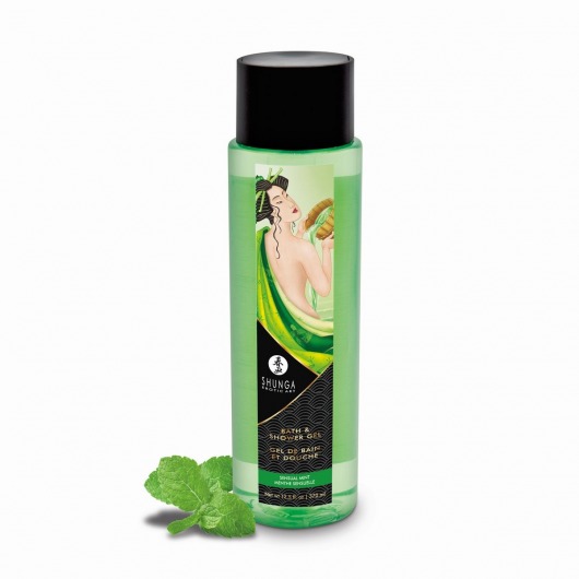 Гель для душа Sensual Mint с ароматом мяты - 370 мл. -  - Магазин феромонов в Балаково