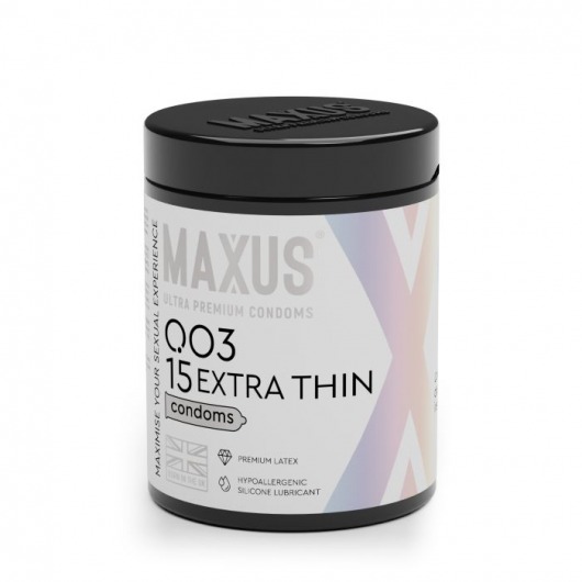 Экстремально тонкие презервативы MAXUS 003 Extra Thin - 15 шт. - Maxus - купить с доставкой в Балаково