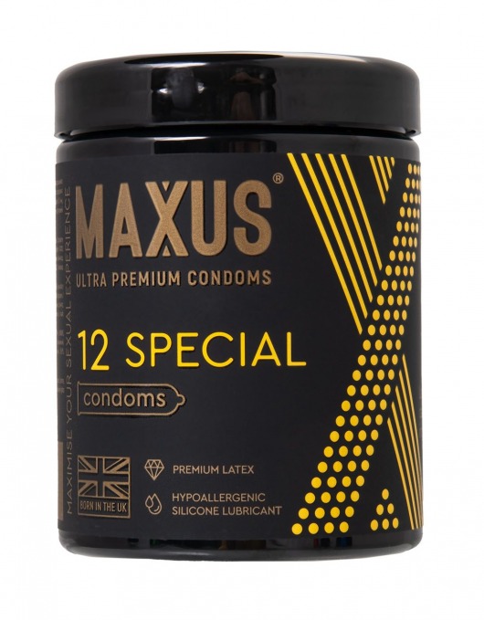 Презервативы с точками и рёбрами MAXUS Special - 12 шт. - Maxus - купить с доставкой в Балаково