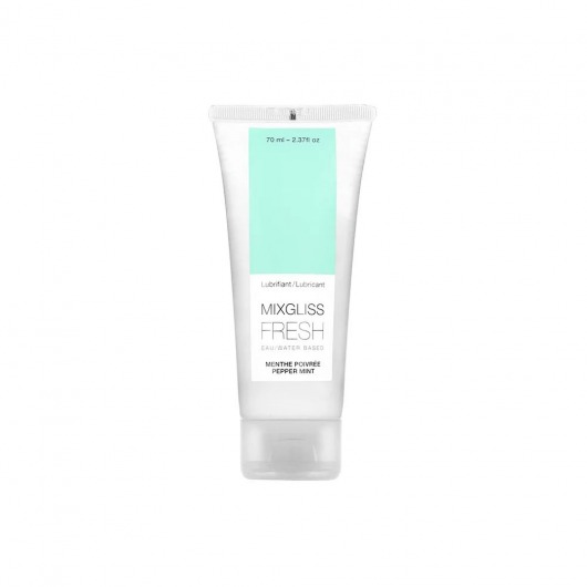 Лубрикант с охлаждающим эффектом Mixgliss Fresh Pepper Mint - 70 мл. - Strap-on-me - купить с доставкой в Балаково