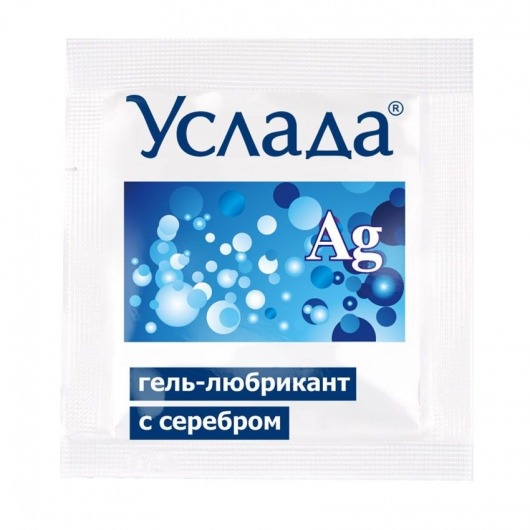 Гель-лубрикант «Услада с серебром» - 3 гр. - Биоритм - купить с доставкой в Балаково