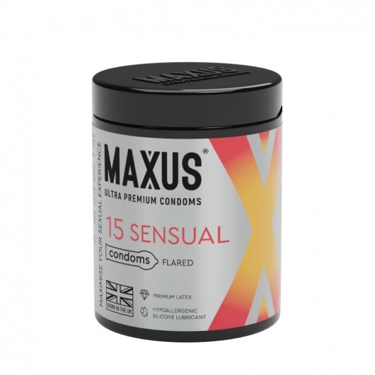Анатомические презервативы MAXUS Sensual - 15 шт. - Maxus - купить с доставкой в Балаково