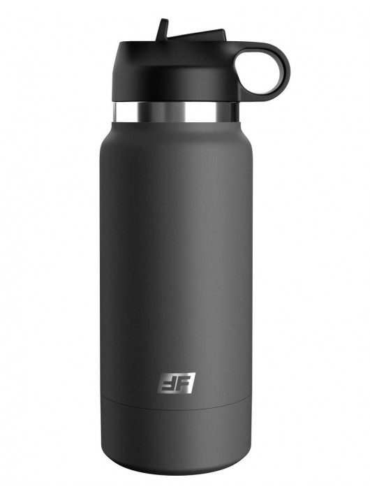 Серый мастурбатор в виде бутылки F*ck Flask - Pipedream - в Балаково купить с доставкой