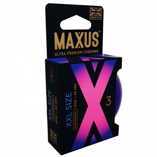 Презервативы Maxus XXL увеличенного размера - 3 шт. - Maxus - купить с доставкой в Балаково