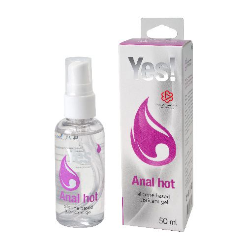 Согревающая силиконовая гель-смазка Yes Anal hot - 50 мл. - Sitabella - купить с доставкой в Балаково