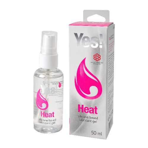 Возбуждающая силиконовая вагинальная смазка Yes Heat - 50 мл. - Sitabella - купить с доставкой в Балаково