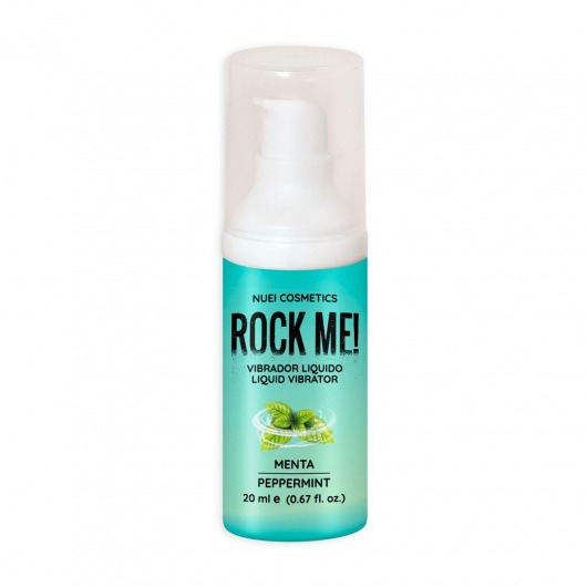 Жидкий вибратор Nuei Rock Me! с ароматом мяты - 20 мл. - Nuei cosmetics - купить с доставкой в Балаково