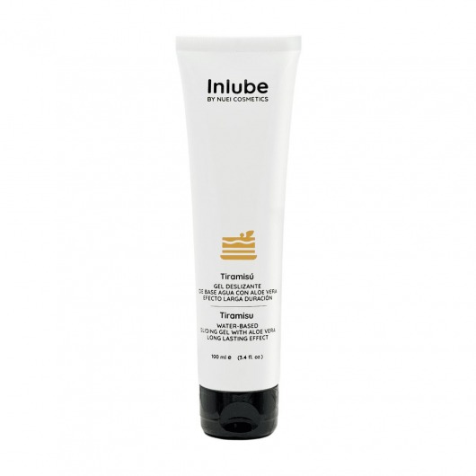 Водный лубрикант Nuei Inlube с алоэ вера и ароматом тирамису - 100 мл. - Nuei cosmetics - купить с доставкой в Балаково