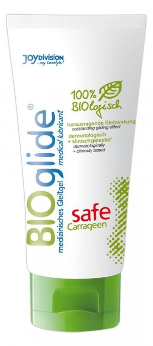 Гель-лубрикант на водной основе BIOglide safe Carrageen - 100 мл. - Joy Division - купить с доставкой в Балаково