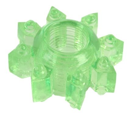 Зеленое эрекционное кольцо-звезда - Toyfa Basic - в Балаково купить с доставкой