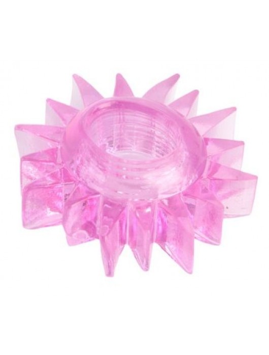 Розовое эрекционное кольцо - Toyfa Basic - в Балаково купить с доставкой