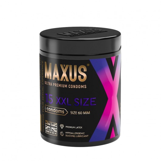 Презервативы увеличенного размера Maxus XXL - 15 шт. - Maxus - купить с доставкой в Балаково