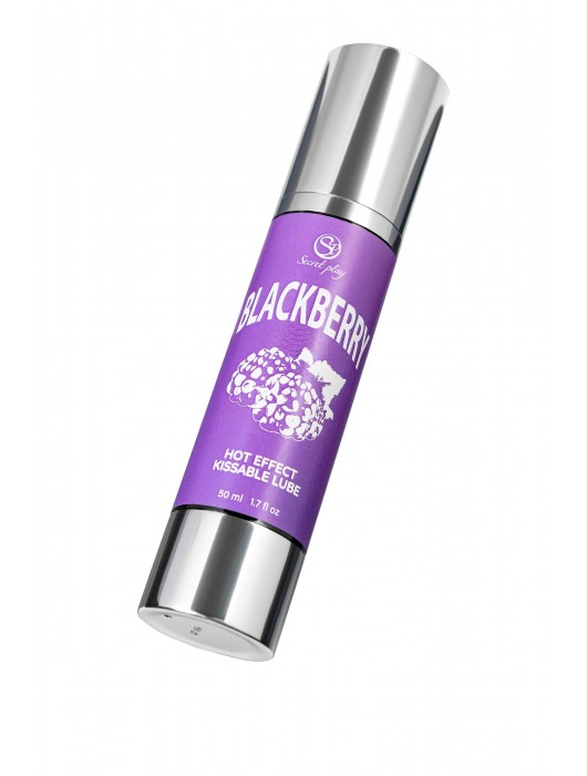 Массажное масло 2-в-1 Blackberry Hot Effect с разогревающим эффектом и вкусом ежевики - 50 мл. - Secret Play - купить с доставкой в Балаково
