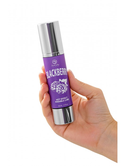 Массажное масло 2-в-1 Blackberry Hot Effect с разогревающим эффектом и вкусом ежевики - 50 мл. - Secret Play - купить с доставкой в Балаково