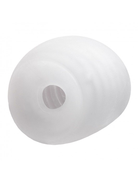 Белый мастурбатор-шар Lucky Ball Type 1 - MALESATION - в Балаково купить с доставкой