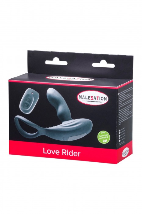 Стимулятор простаты с эрекционным кольцом Love Rider - MALESATION - в Балаково купить с доставкой