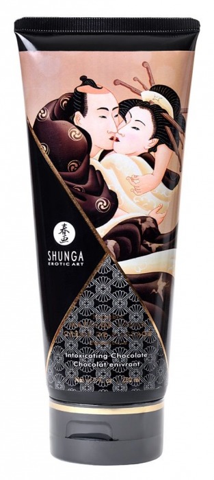 Массажный крем для тела с ароматом шоколада Intoxicating Chocolate - 200 мл. - Shunga - купить с доставкой в Балаково