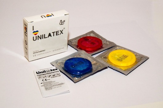 Разноцветные ароматизированные презервативы Unilatex Multifruits - 3 шт. - Unilatex - купить с доставкой в Балаково