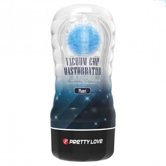 Прозрачный текстурированный мастурбатор Vacuum Cup Masturbator Planet - Baile - в Балаково купить с доставкой