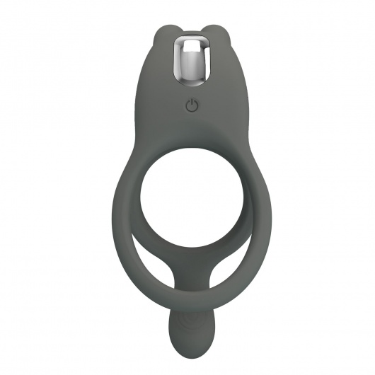 Серое эрекционное виброкольцо Dwayne - Baile - в Балаково купить с доставкой
