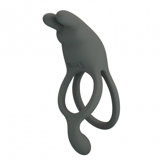 Серое эрекционное виброкольцо Dwayne - Baile - в Балаково купить с доставкой