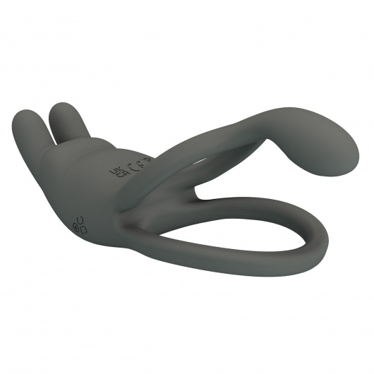 Серое эрекционное виброкольцо Dwayne - Baile - в Балаково купить с доставкой