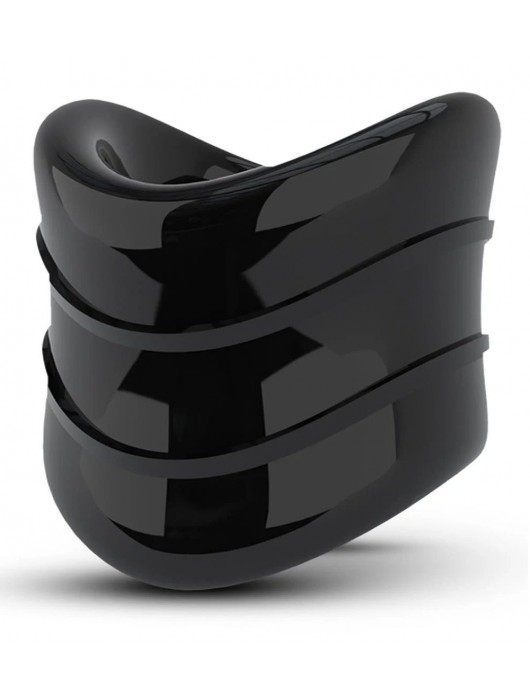 Черное эрекционное кольцо на мошонку Beef Ball Stretcher Snug X Long - Blush Novelties - в Балаково купить с доставкой