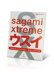 Ультратонкий презерватив Sagami Xtreme SUPERTHIN - 1 шт. - Sagami - купить с доставкой в Балаково