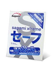 Презерватив Sagami Xtreme Ultrasafe с двойным количеством смазки - 1 шт. - Sagami - купить с доставкой в Балаково