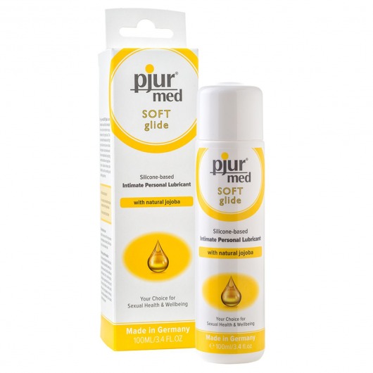 Силиконовый лубрикант с жожоба pjur MED Soft glide - 100 мл. - Pjur - купить с доставкой в Балаково