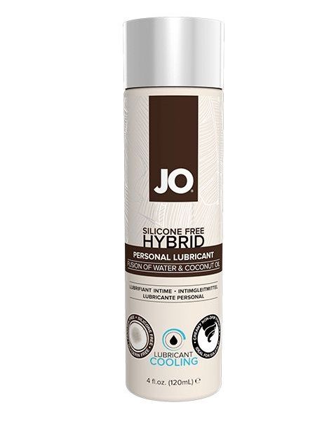 Водно-масляный лубрикант с охлаждающим эффектом JO Silicon free Hybrid Lubricant COOLING - 120 мл. - System JO - купить с доставкой в Балаково