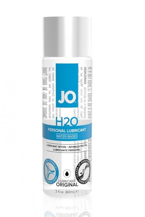 Нейтральный лубрикант на водной основе JO Personal Lubricant H2O - 60 мл. - System JO - купить с доставкой в Балаково