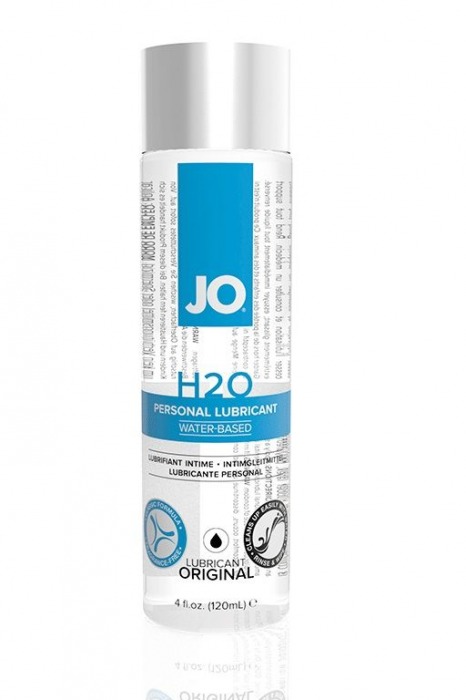 Нейтральный лубрикант на водной основе JO Personal Lubricant H2O - 120 мл. - System JO - купить с доставкой в Балаково
