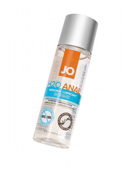 Анальный лубрикант на водной основе JO Anal H2O - 60 мл. - System JO - купить с доставкой в Балаково