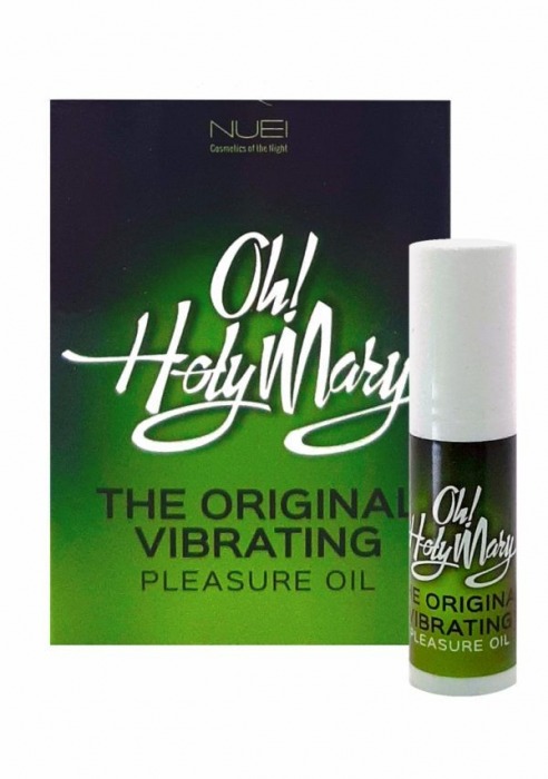 Масло унисекс с эффектом вибрации Oh! Holy Mary - 6 мл. - Nuei cosmetics - купить с доставкой в Балаково