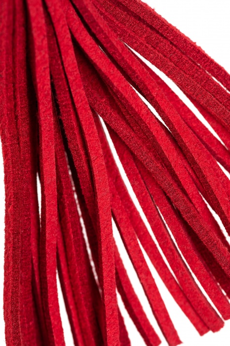 Зажимы на соски «Вилки» с красными кисточками из замши - Pecado - купить с доставкой в Балаково