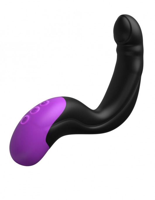 Черно-фиолетовый вибромассажёр простаты Hyper-Pulse P-Spot Massager - Pipedream - в Балаково купить с доставкой