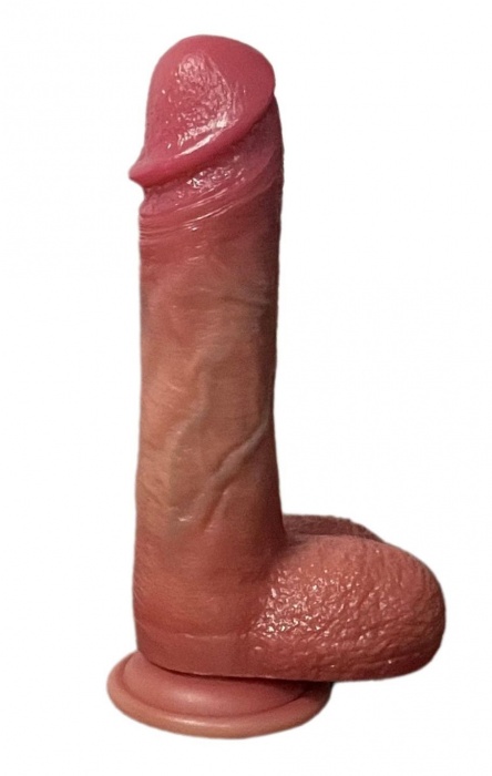 Телесный вибратор-ротатор с возвратно-поступательными движениями и нагревом - 21 см. - Свободный ассортимент