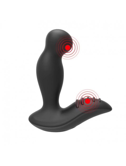 Черный вибромассажер простаты 3,5’’ P-spot Massager - 12,5 см. - Erokay - в Балаково купить с доставкой