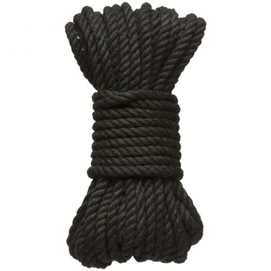 Черная верёвка для связывания и фиксации Bind Tie - 9,14 м. - Doc Johnson - купить с доставкой в Балаково